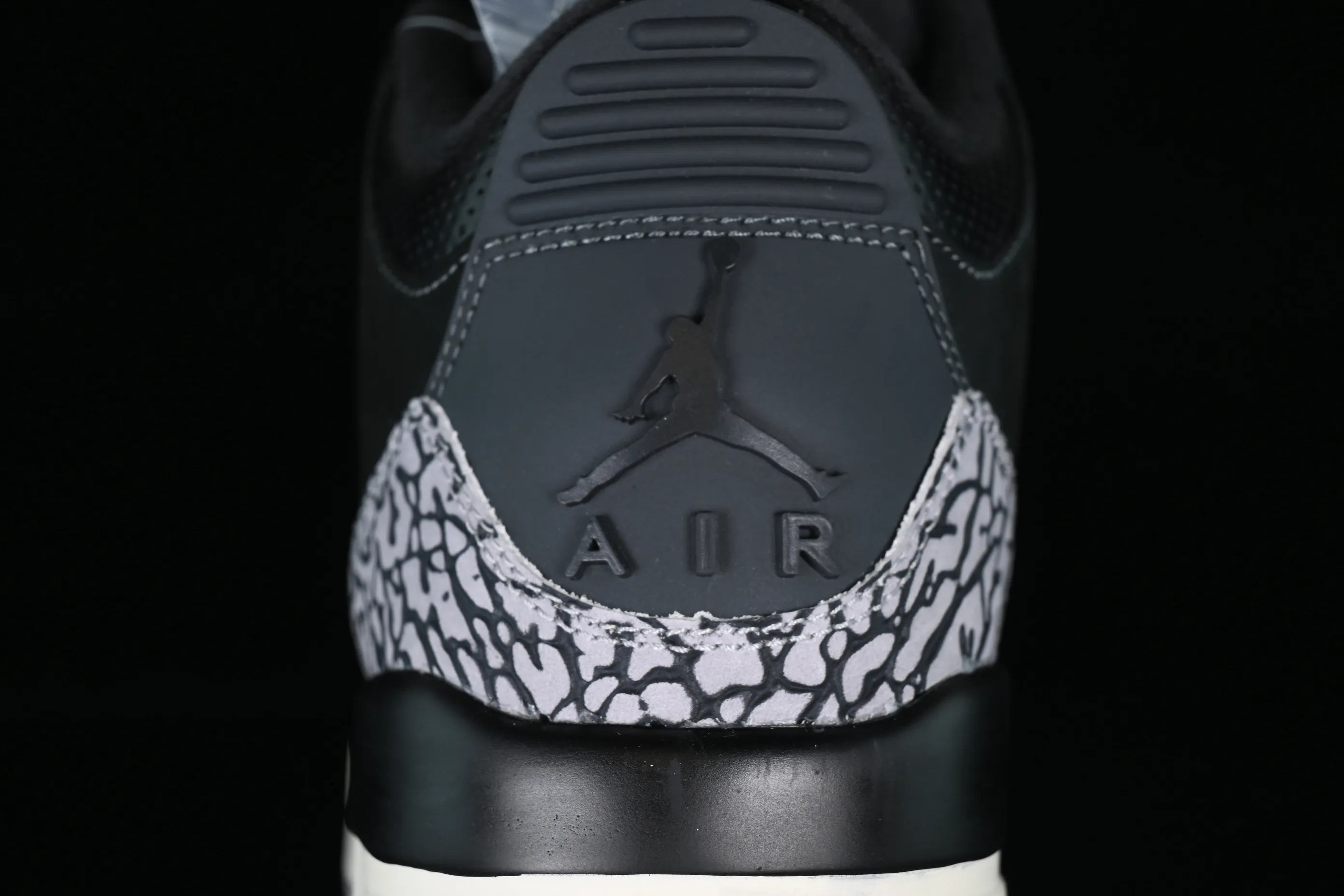 All categories Air Jordan Jordan series basketball shoes Air Jordan 3 Air Jordan 3 Retro "Off Noir" AJ3 Joe 3 old black cement CK9246-001